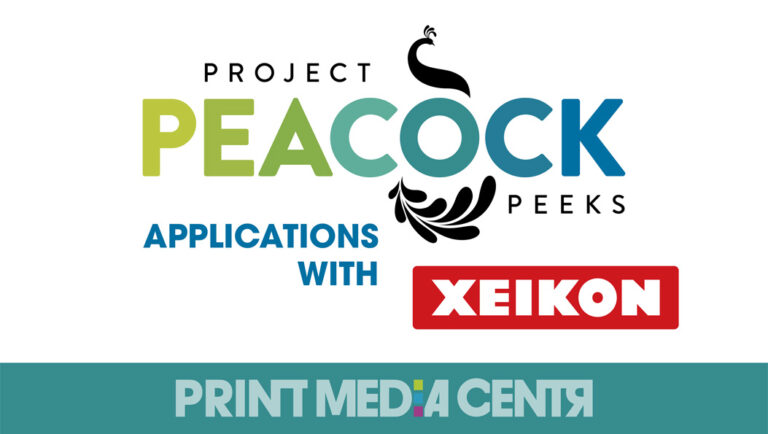 Project Peacock Peeks: Xeikon Applications